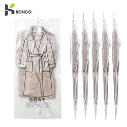 Vacuum Storage Bags for Clothes,Hanging Space Bags Clothes Compression Organizer Reusable Garment Protector for Closet Organizer