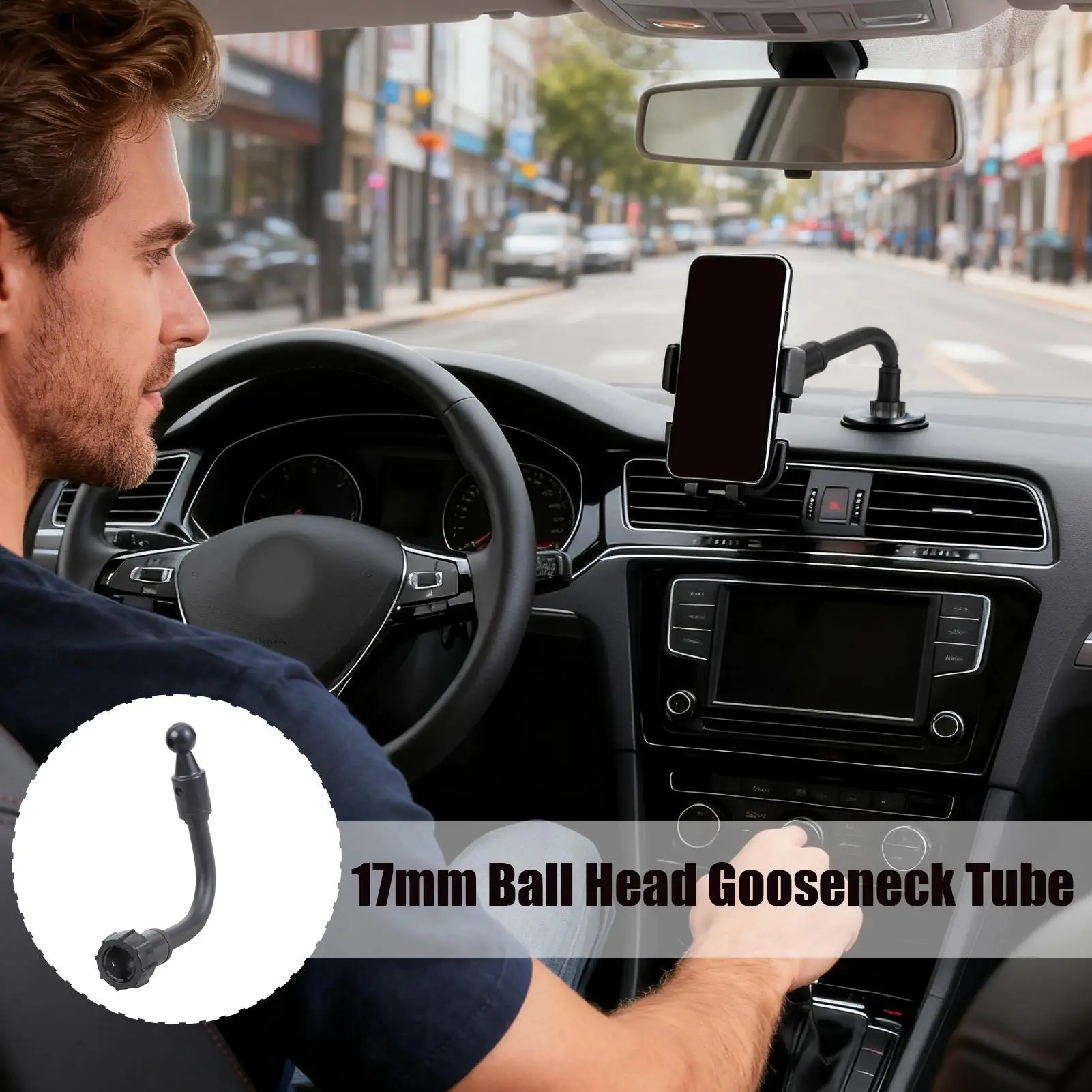 

Ball Mount Extension Adapter Ball Adapter With Extension Rod For Car Phone Holder Flexible Cellphone Stand Connector For