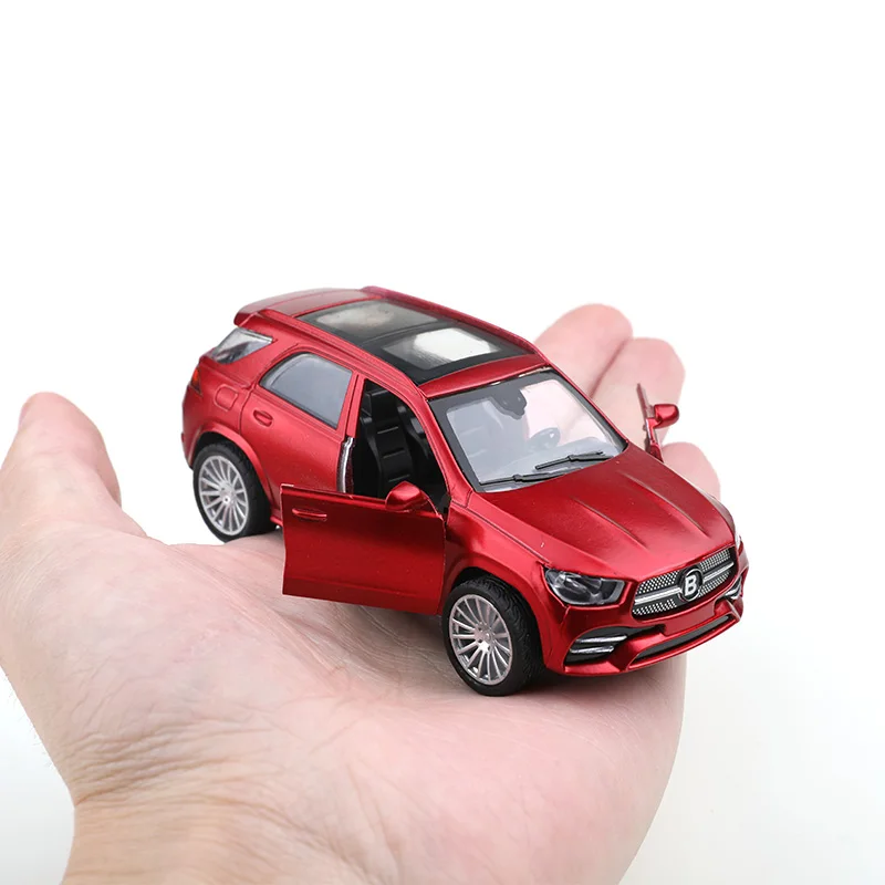 (bagged)1:43 Benz GLE Car, Alloy Model Car, Simulated SUV off-road vehicle, children's alloy car, boy's toy model, car ornaments