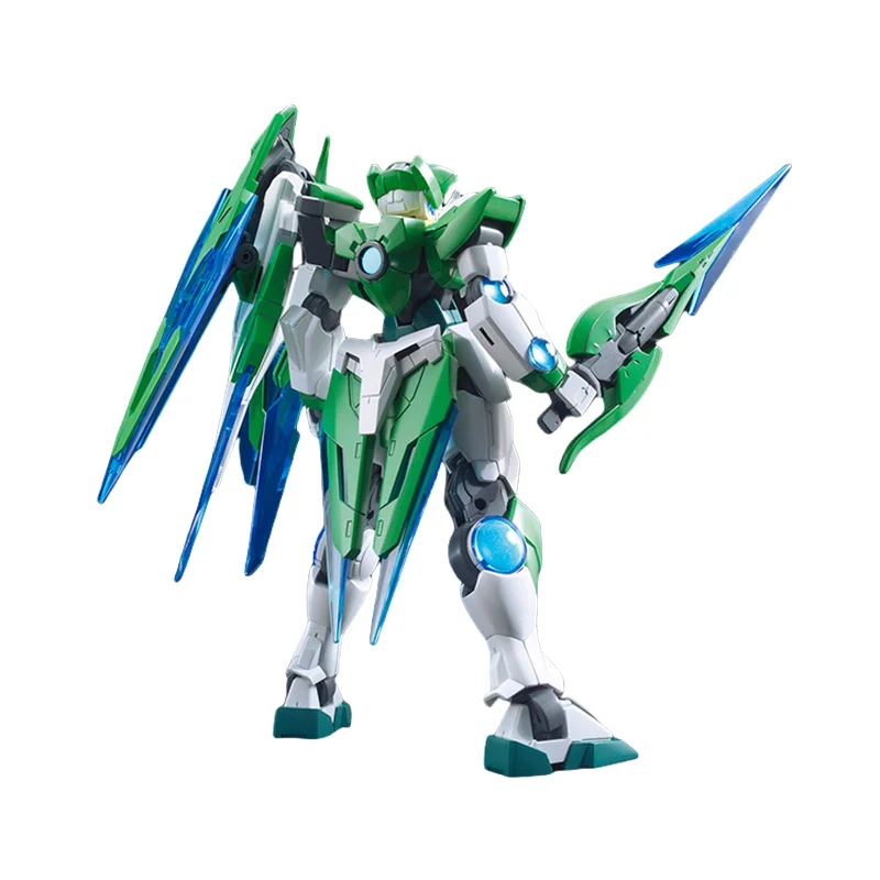 Entrega direta local bandai original anime gundam modelo hgbf 1/144 gundam 00 shiaqan [t] figura de ação brinquedos para crianças presente