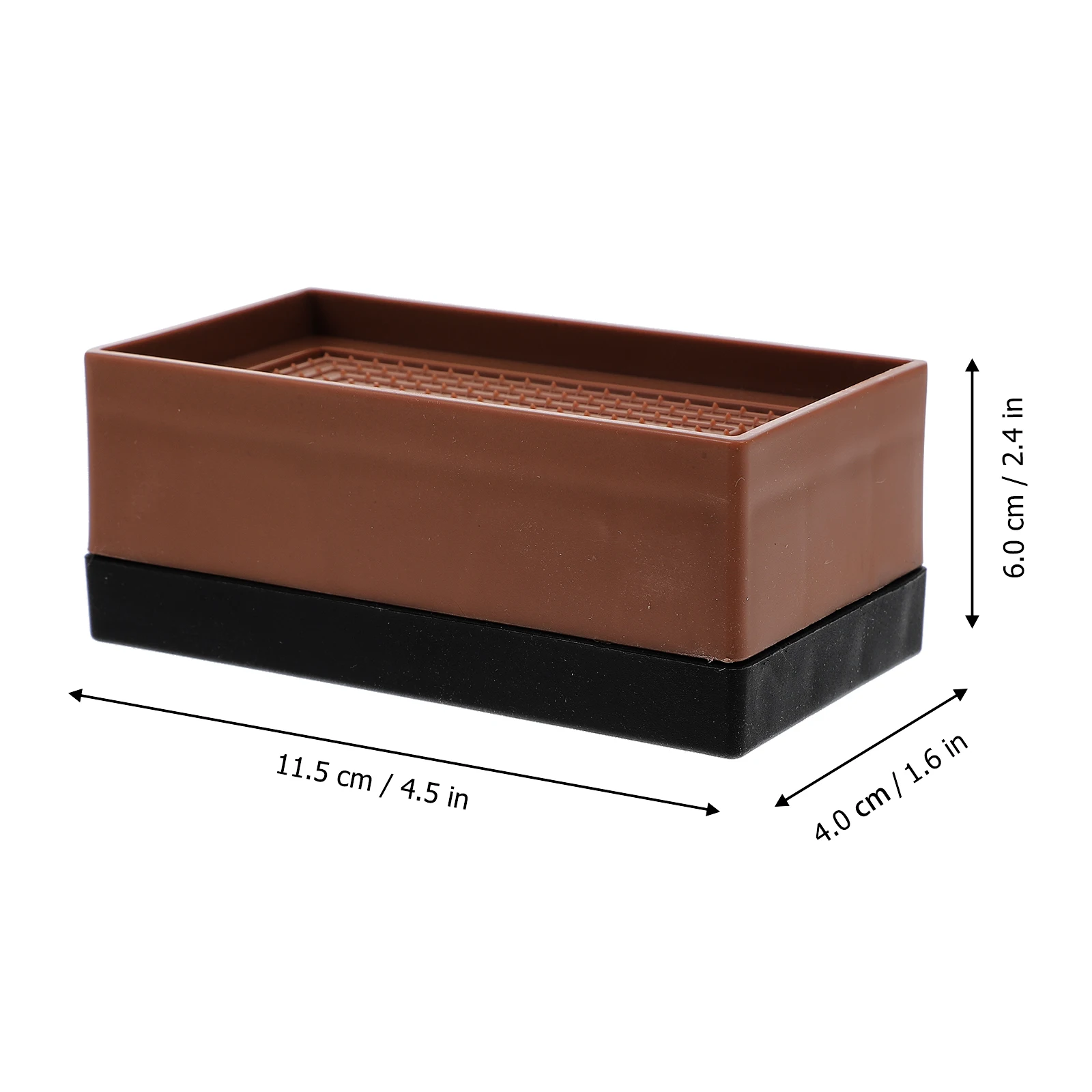 

4 Pcs Furniture Risers Desk Risers Durable Plastic TPU Simple Installation Non Slip Protect Floors Furniture Height Increase Pad