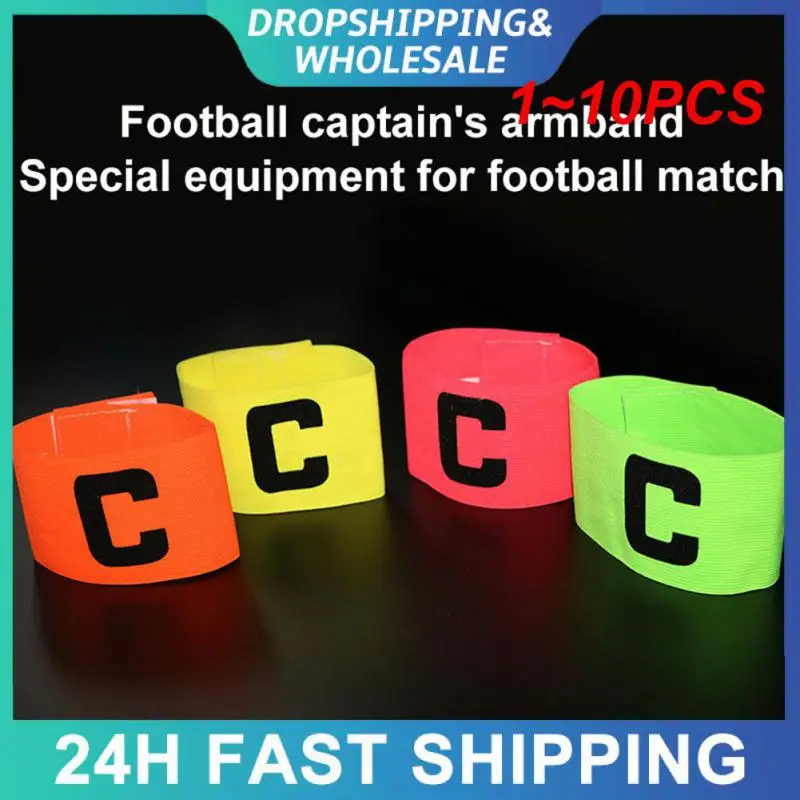 

1~10PCS Anti-drop Soccer Armband C-shaped Logo Group Armband Nylon Flexible Elastic Wound Armband Customizable