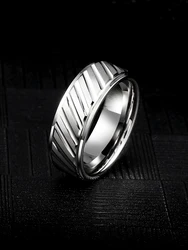 New Rings For Men Original Fashion Male Classics Wedding Engagement Jewelry,Engraving