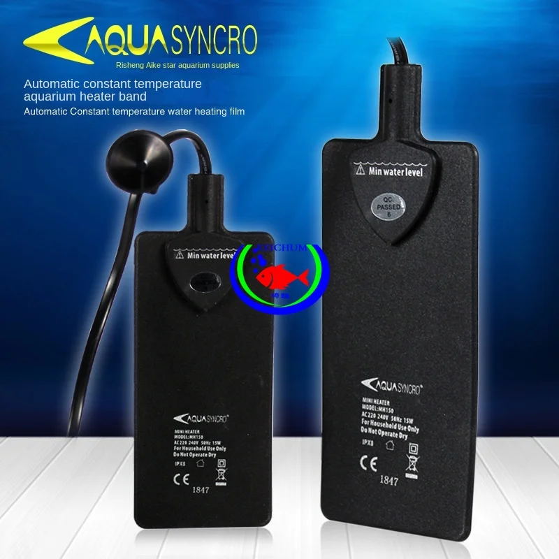 

Mini Aquecedor for Aquarium, 220-240V, Ultra-fino, 7.5W, 15W, Tartaruga