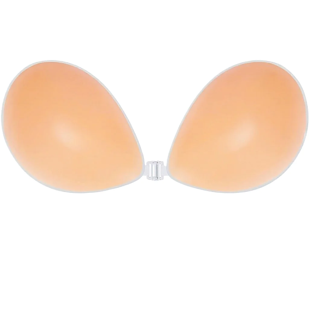 Push-Up Wire-Free Solid Silicone Bra Reusable Sticky Adhesive Backless Strapless Evening/Wedding