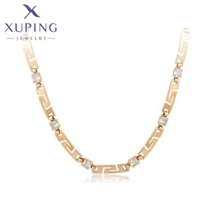 Xuping Schmuck Modische Designs Sonderaktion Gemischte Ohrringe Armbänder Halsketten für Damen Partygeschenk – Detail 4
