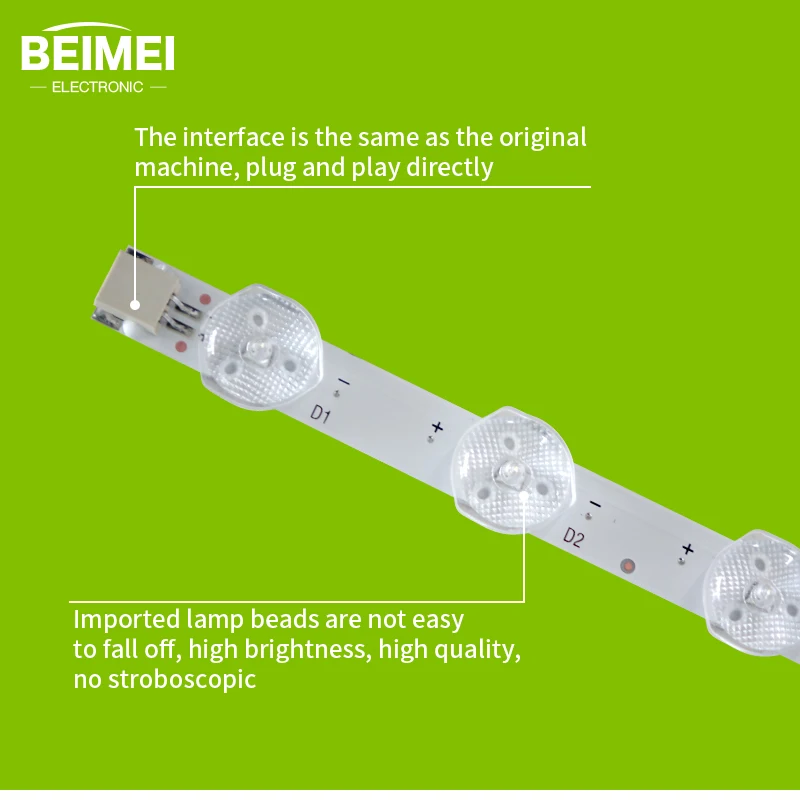 Tiras de luz de fundo de TV LED para JL.D320B1235-078CS6C vestel 32 polegadas 17DLB32NER1 LT-32C670 LT-32C896 32HE1000