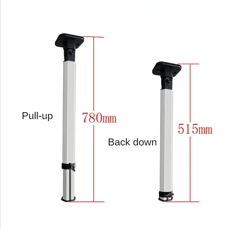 RV With Desktop Board Detachable Adjustable Folding Table Leg RV Exterior Aluminum Alloy Table Leg Camper RV Accessories