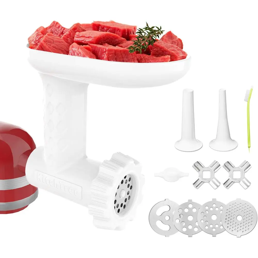 

Насадка для мясорубки или миксеров включает насадку для измельчения мяса и насадку для приготовления колбасных изделий…