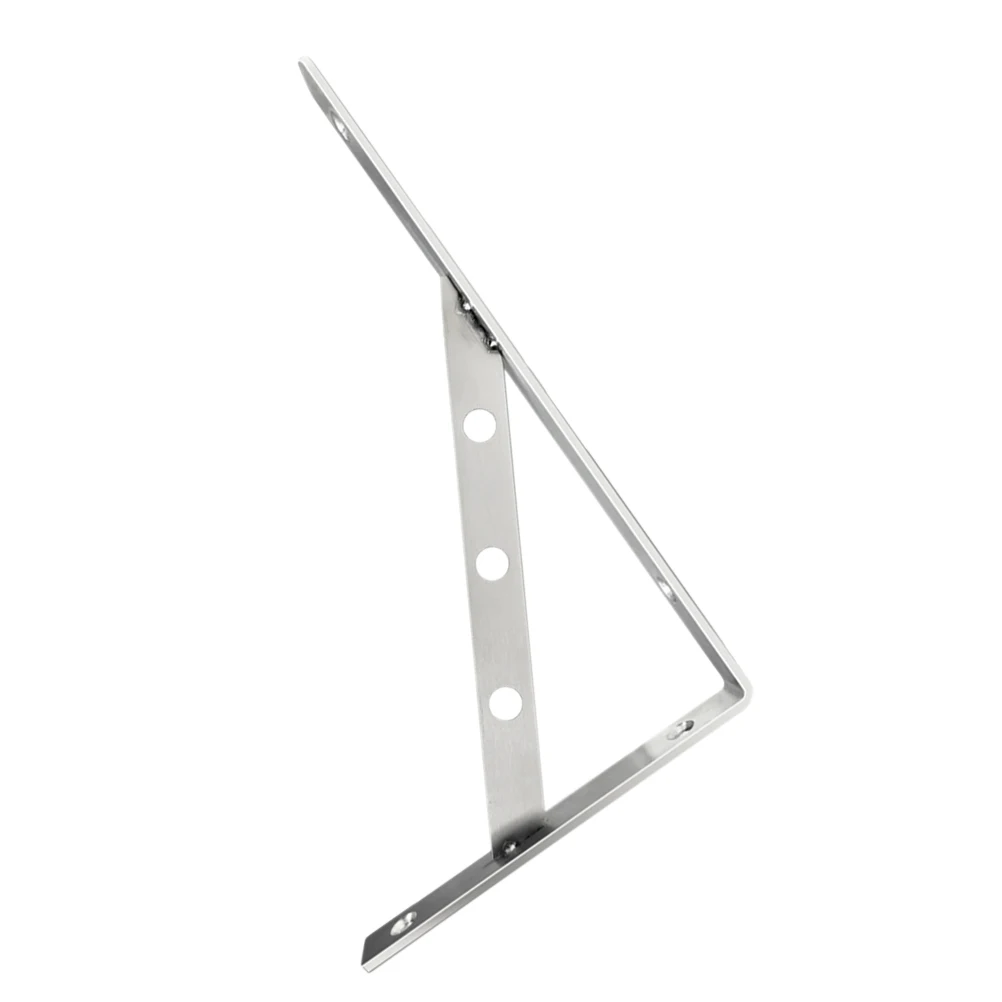 دعامة رف شديدة التحمل من الفولاذ المقاوم للصدأ، دعامة تثبيت على الحائط، دعامات ثلاثية القوائم لتخزين الأثاث، حامل مثلث متين