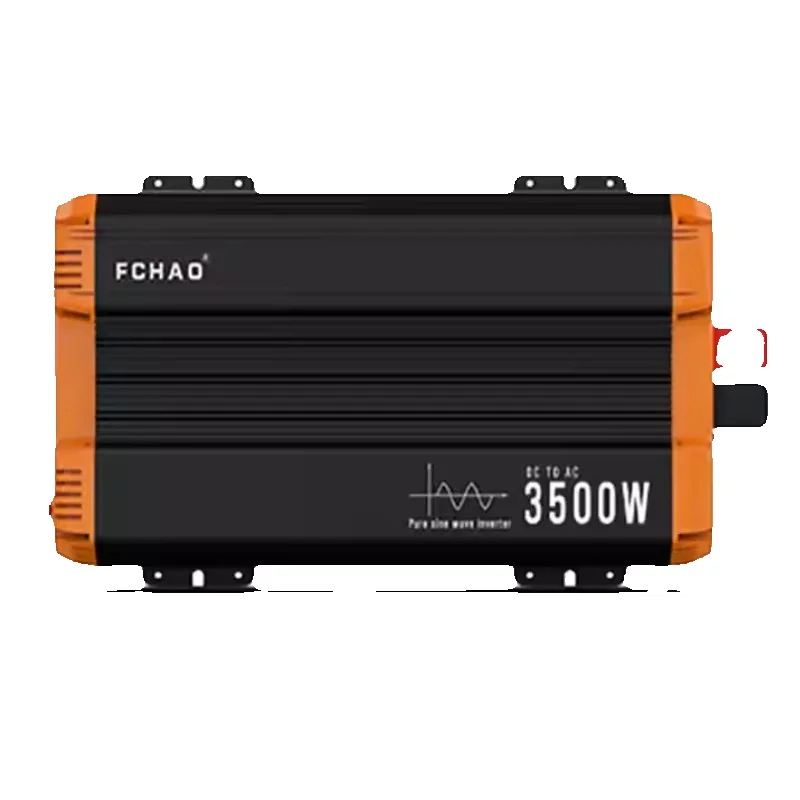 FCHAO 3500 Watt 50Hz Wechselrichter EU-Stecker DC 24V zu AC 220V/230V Reiner Sinuswellen-Wechselrichter für den Heimgebrauch, Wohnmobile und Outdoor-Reisen