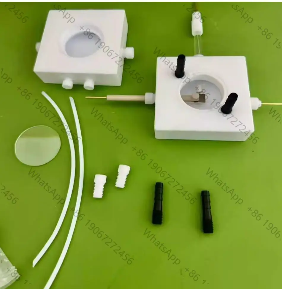 10ml in-situ Raman electrolysis cell/PTFE electrolysis cell (with 37mm quartz window)