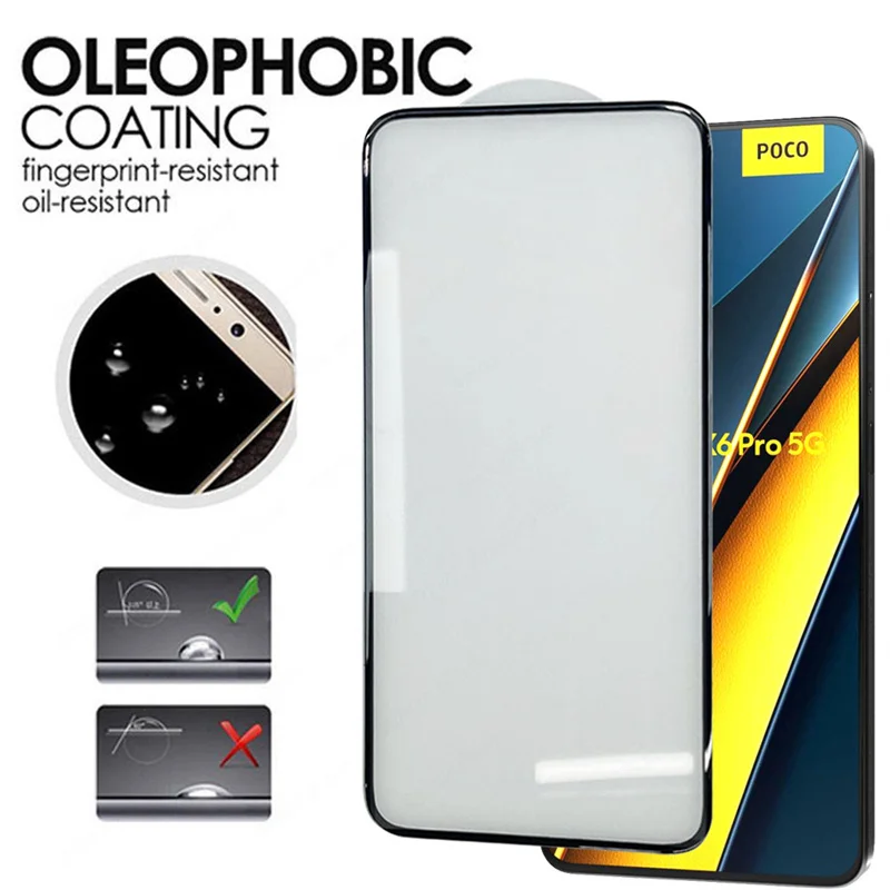 6IN1 Soft Ceramic Film For Xiaomi Poco X6 X5 X4 X3 Pro GT NFC Poco F5 M5 M6 Pro M5s Screen Protector For Xiaomi Poco X6 Pro Film