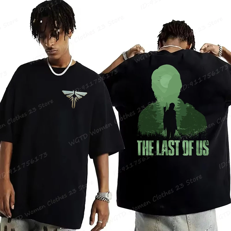 

Hot The Last Of Us Printed Oversized T-Shirts Short Sleeve T-shirt Harajuku Streetwear Casual Summer Tops Men/Women Clothing