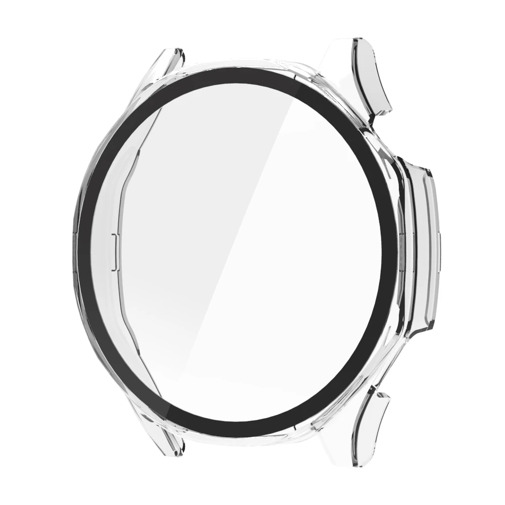 Case for Tempered Glass Screen Protector Compatible for Huawei Watch GT5 46mm All-Round Protective Ultra Thin Protective PC Case