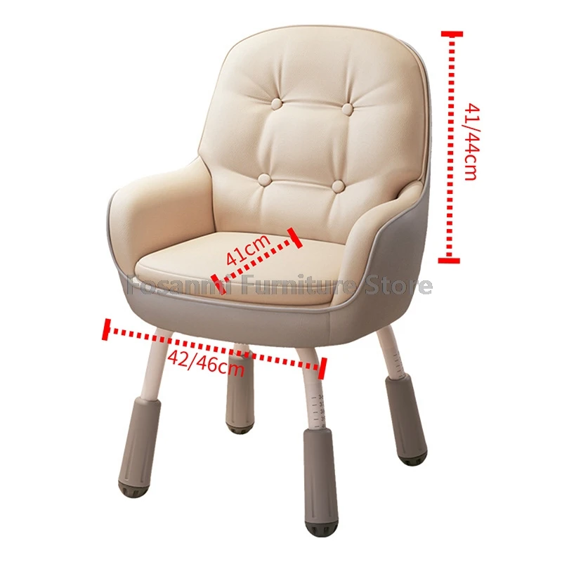 Эргономичные компьютерные стулья с регулируемыми по высоте ножками, современный двухслойный мягкий офисный стул, устойчивый настольный стул для учебы и игр