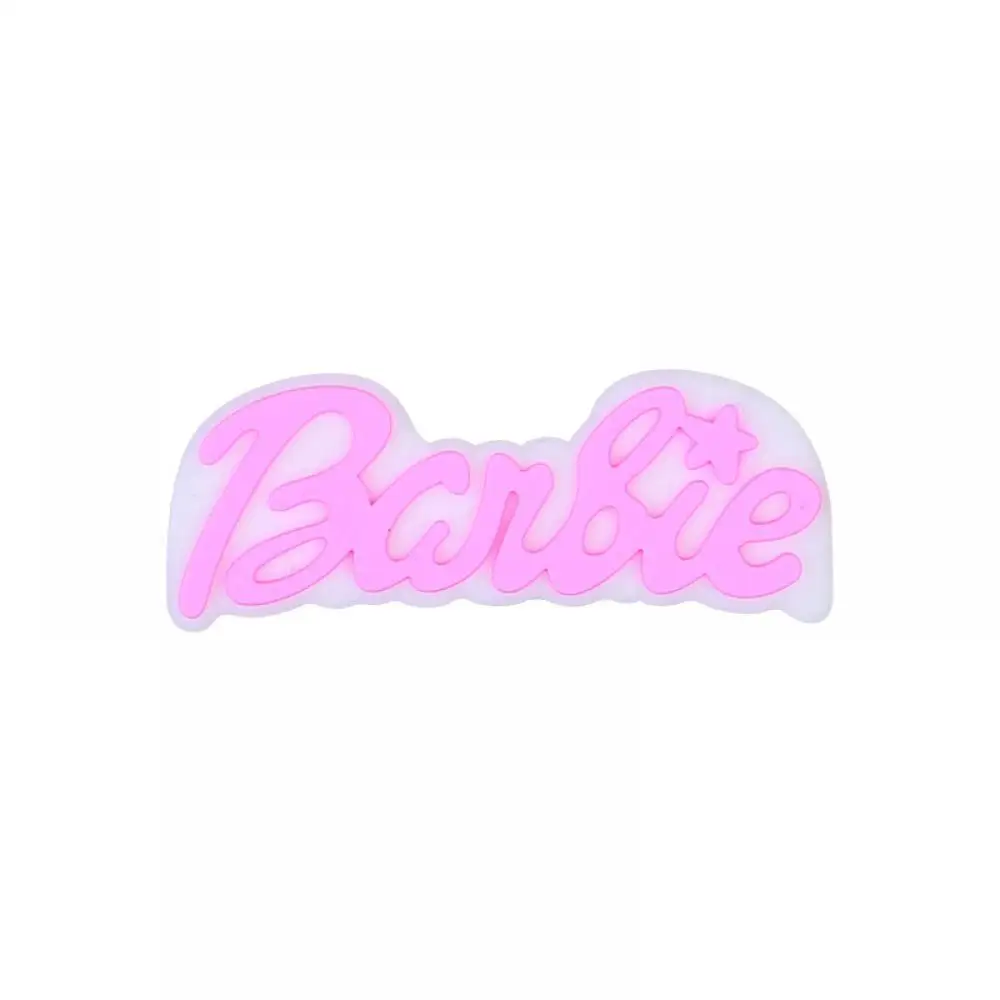 Kawaii Barbie Silicone Beads Diy Bracelet Cartoon Cute Handmade Accessories Girls Pierced Jewelry Pvc Shoes Accessories Gifts