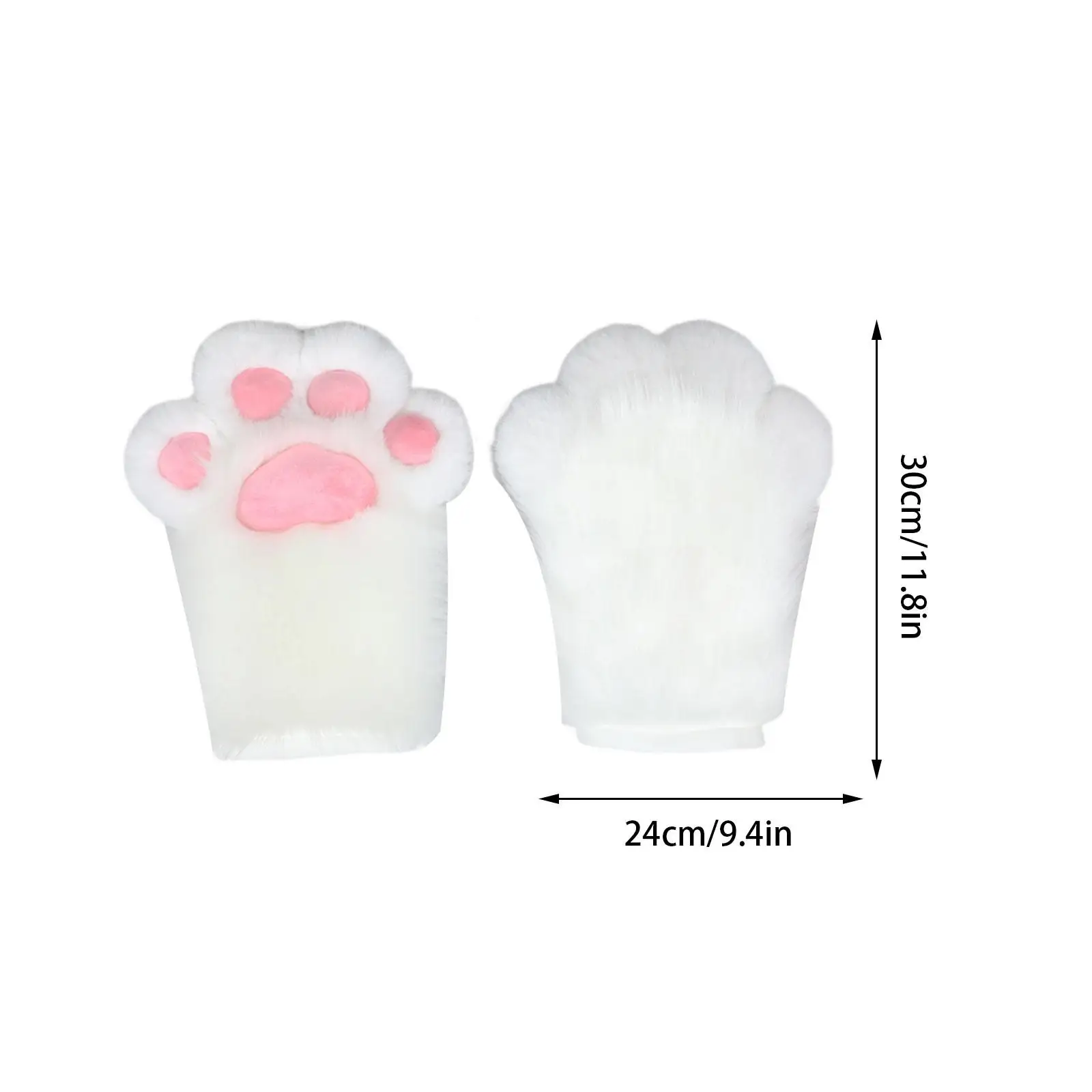 Cat Paws Gloves Kitten Claw Gloves for Role Play Carnival Stage Performance
