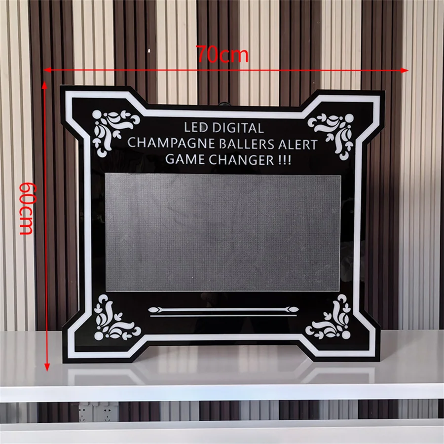 Nightclub App Controlled Programmable DIY LED Message Board Sign Nightclub APP DIY Message Billboard Sign Wine Display Holder