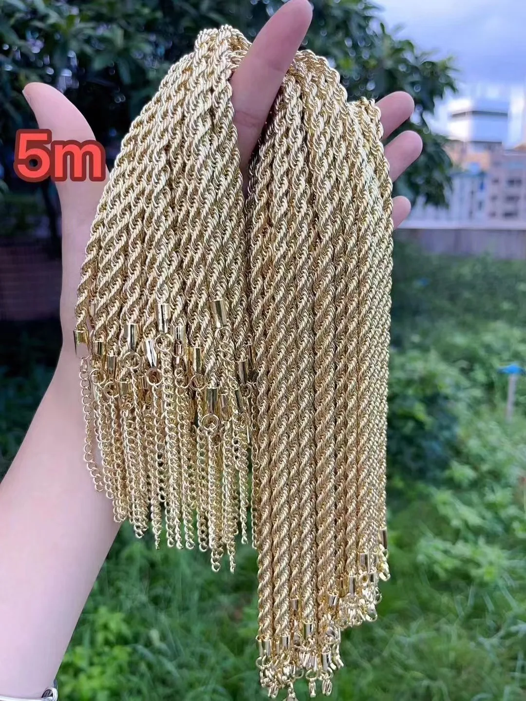 Colar de Corrente Torcida de C - Jewelry Making Singapore avaliação e preço