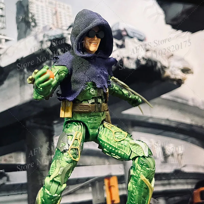 1/12 Scale Collectible Figure Damaged Hoodie Green Goblin Hero No Return Tops Fit 6inch Action Figure Model