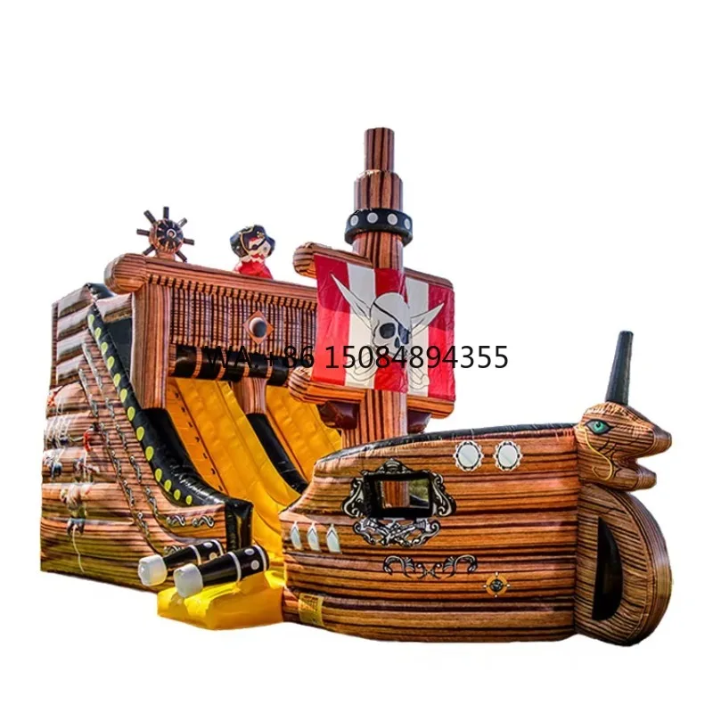 Outdoor Inflatable Water Slide & Bouncy Castle for Kids China-Made with Blower PVC Material 500kg Capacity Customizable Size