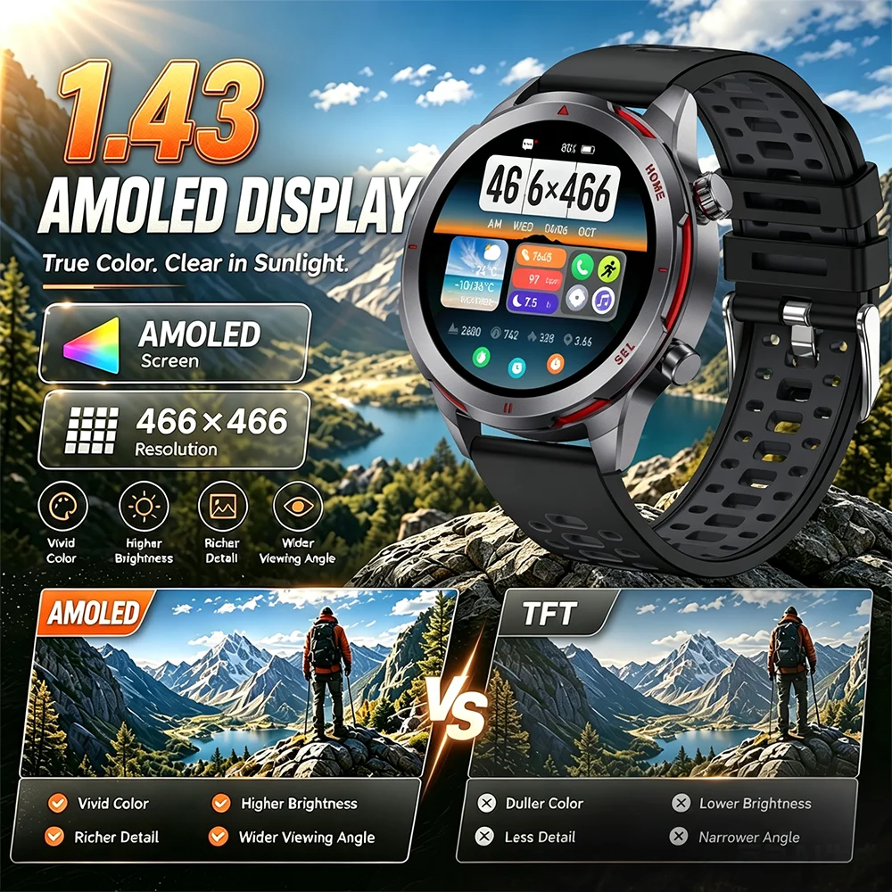 Nuevo reloj inteligente con GP - Altimeter Compass Watch reseña y precio