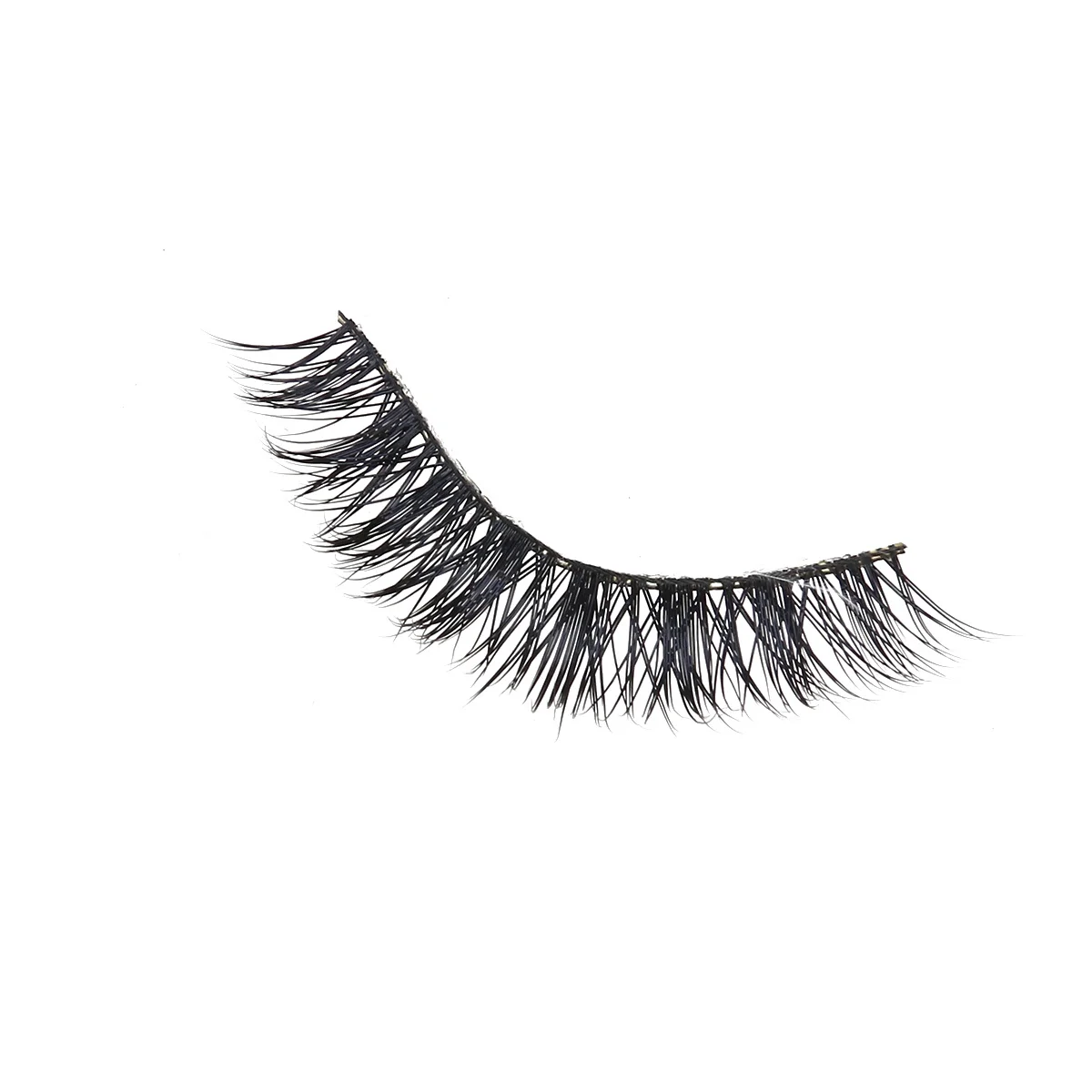 3 ペアのつけまつげナチュラルロング厚いつけまつげ快適で安全な簡単に取り外せるメイク用つけまつげナチュラルまつげ