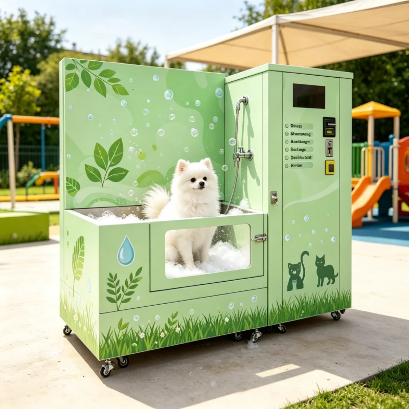 Electric Dog Wash Machine Deluxe Professional Grooming Bathing Tub Stainless Steel Customized Commercial Pet Bath Equipment