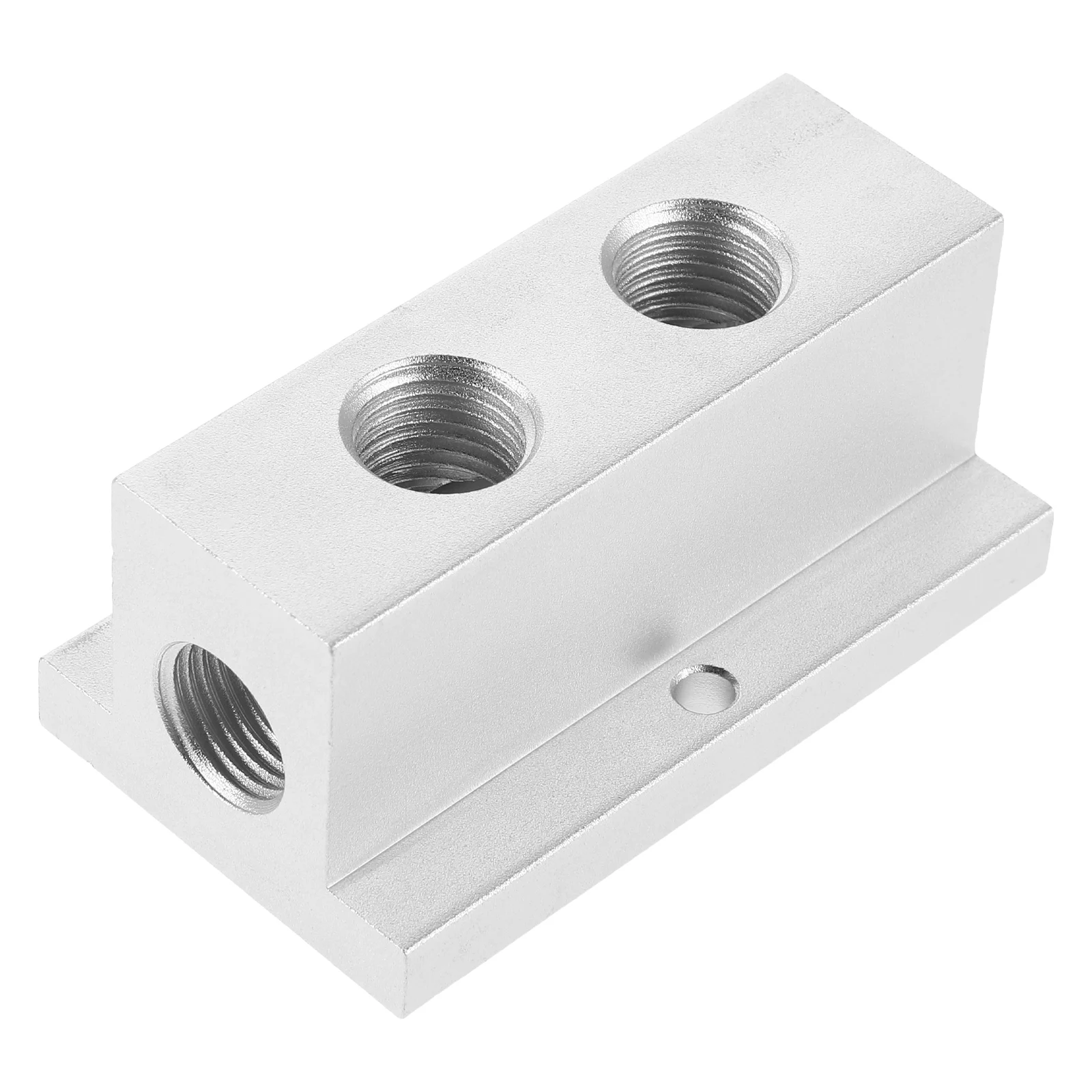 

Air Distribution Block Multi port Gas Divider Straight through Pneumatic Manifold Compact Fittings Sturdy Design Unobstructed