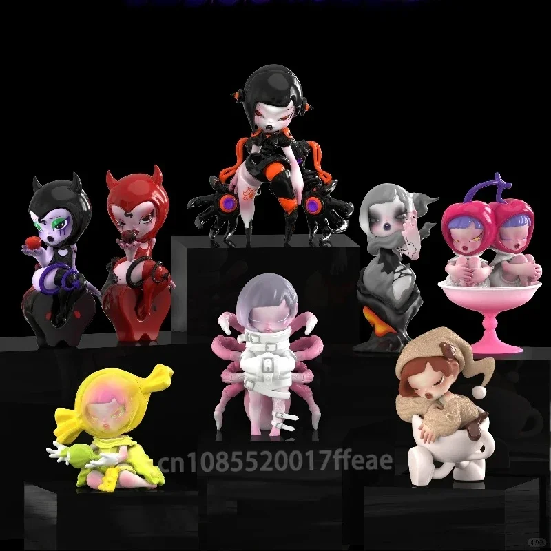 SUVII Human Addicted Correction Program Series Blind Box Cool Mystery Box Toys Doll Cute Anime Figure Ornaments Gift Collection