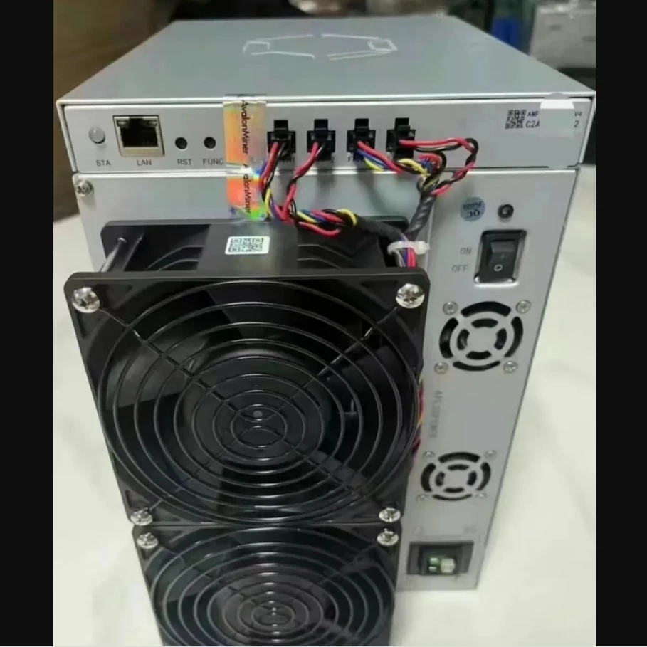 BTC BCH Miner Used Avalon 1466 130T With PSU Better Than AntMiner S17+ S17e T17 Whatsminer M50 Avalon 1246