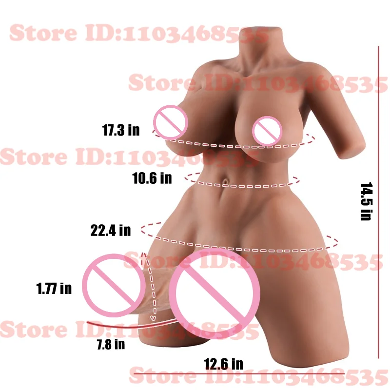 Penis Besar Futa Torso Boneka Seks dengan Kaki Centaur Torso Boneka Seks dengan Dildo Pria Boneka Seksi Penis Besar Boneka untuk Wanita Anal Mainan Seks