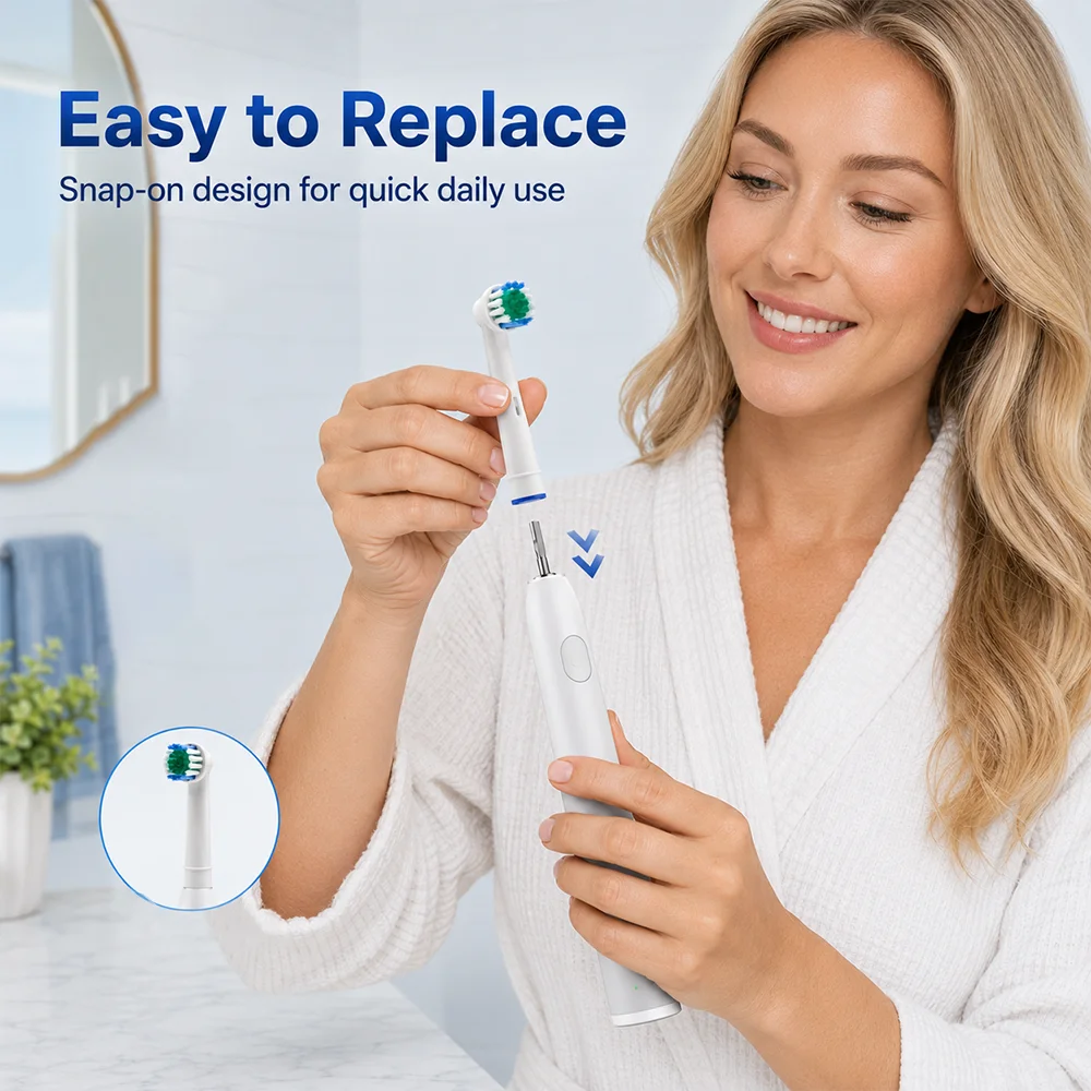 16/8/4pcs Electric Toothbrush Head Compatible with Oral B Replacement Brush Heads D25 D30 D32 D18 Oral-B PRO 6000 7000 3000