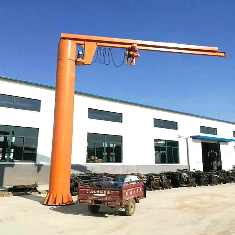 360 Electric Cantilever Jib Crane; Indoor/Outdoor 2-Ton/3-Ton Compact Column-Mounted Hoist with 4-Year Warranty Made in China