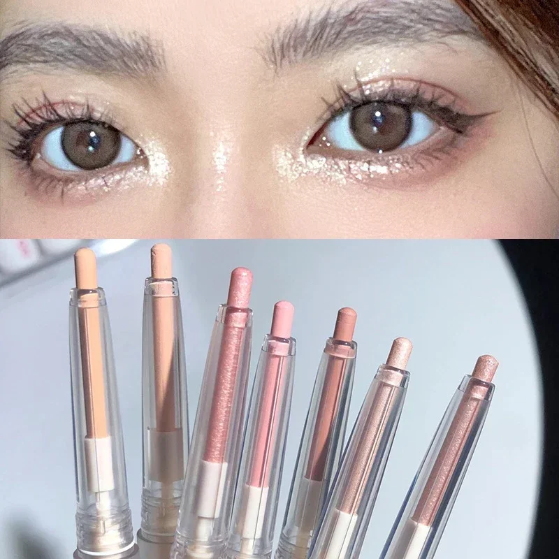 Diamond Eyes Pencil Aegyo-sal Shiny Glitter Eyeshadow Pen Eyeliner Pearlescent Matte Highlight Pen Brighten Silkworm Makeup Tool