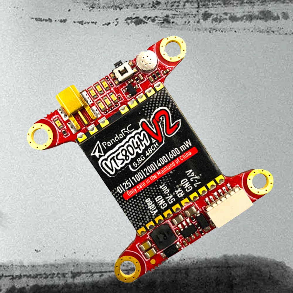 PANDARC VT5804M HV FPV 5.8G画像伝送機、最大600mWの調整可能な出力、UA Vsailors向けワイヤレスカメラ