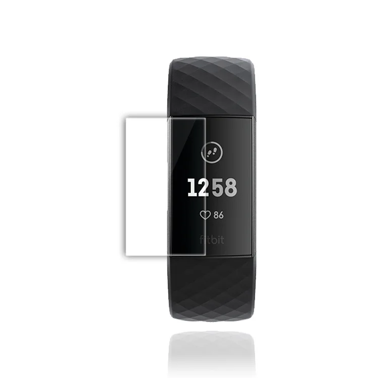 4 stuks volledig scherm horlogebeschermer volledige TPU hydrogelfilm voor fitbit charge 3/inspire HR horloge