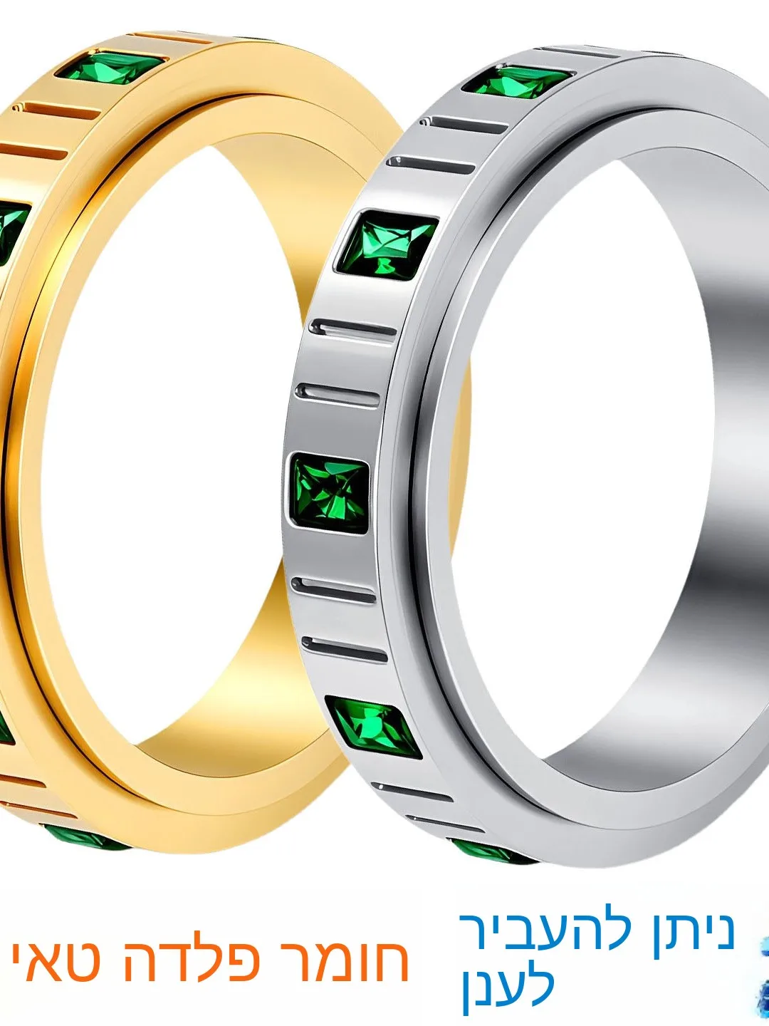 

Luxury Ladies Diamond Embedded Stainless Steel Stress Relief Ring Versatile Fashionable Jewelry Ring Stylish Titanium Steel Ring