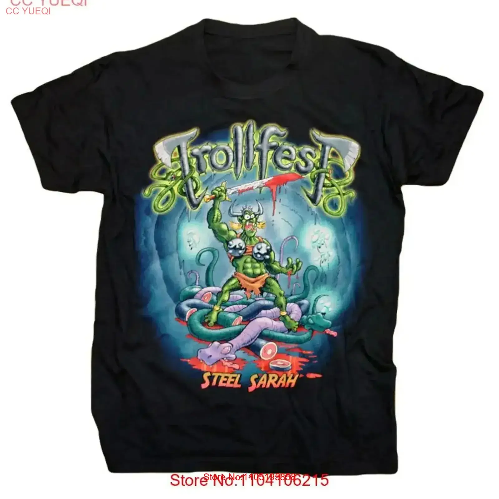 

Trollfest Steel Sarah Band For Fan All Size S to 5XL T shirt vintage Washed Casual Versatile Unisex Stylish
