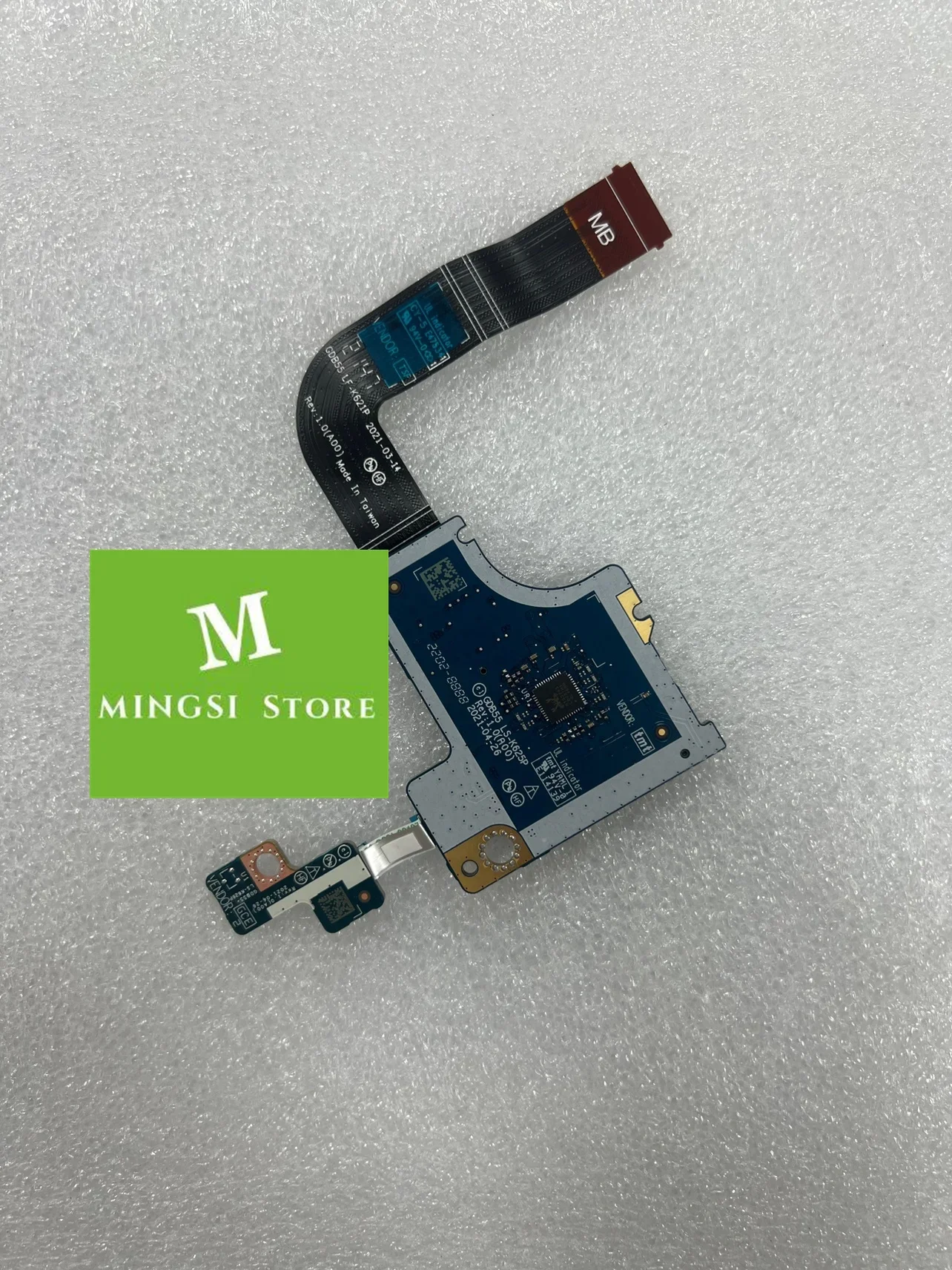 GENUINE FOR Dell Precsion 7550 M7550 SD CARD READER BUTTON BOARD  LS-K265P