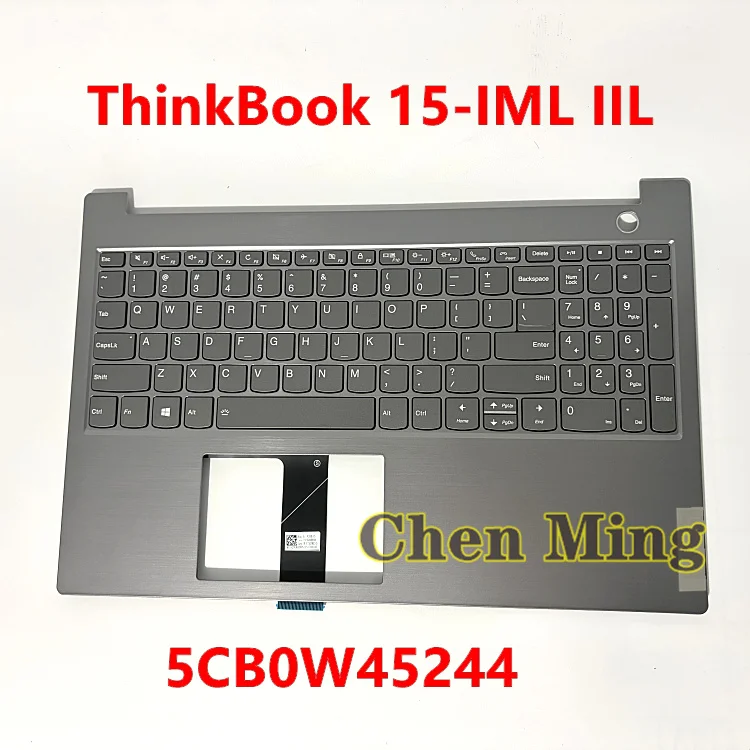 

5CB0W45244 5CB0W45465 For lenovo ThinkBook 15-IIL 15-IML Laptop Palmrest Upper Case top case C-Cover with US keyboard Backlight