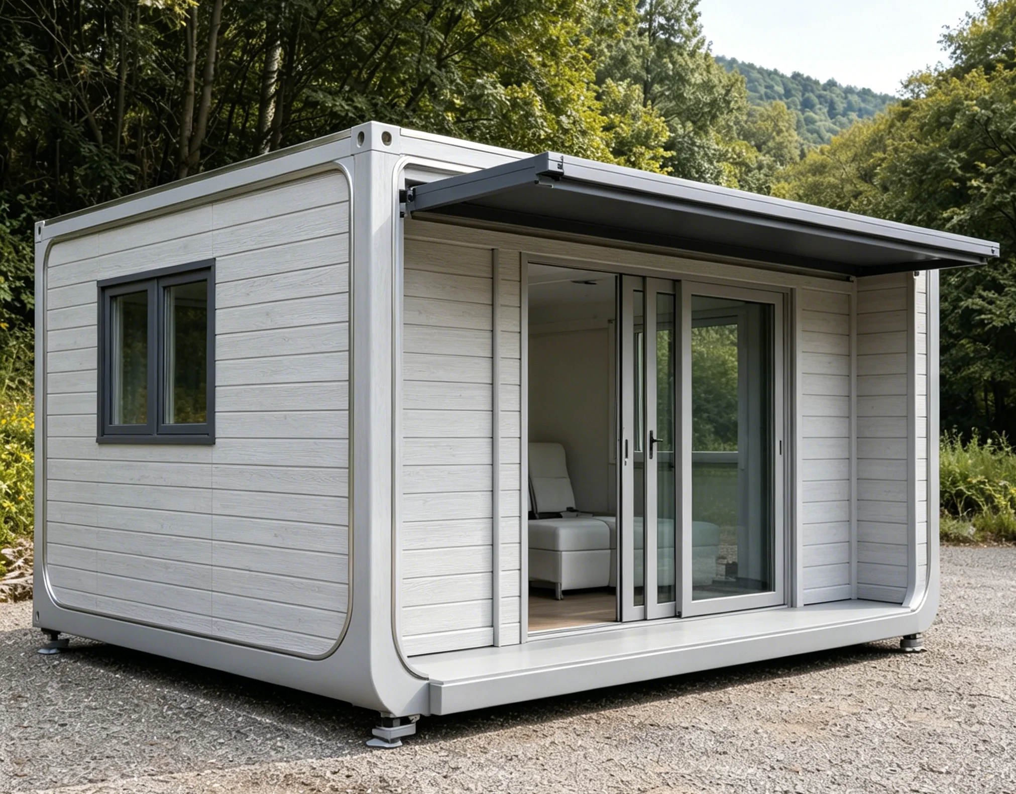 Turnkey Prefab House Expandable Container House with Bedroom Bathroom Kitchen for Tiny Home and Rental Business