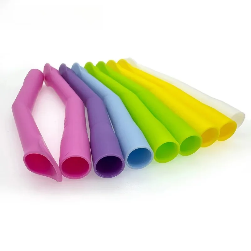 30Pcs Sterilizable Dentistry HVE Suction Tips Duckbill Surgical Saliva Ejector Set High-Performance Oral Care Tools for Hospital