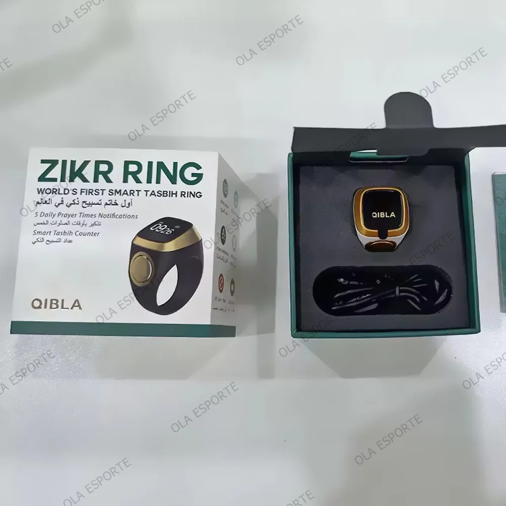 Smart Zikr Ring for Muslims with Digital Counter