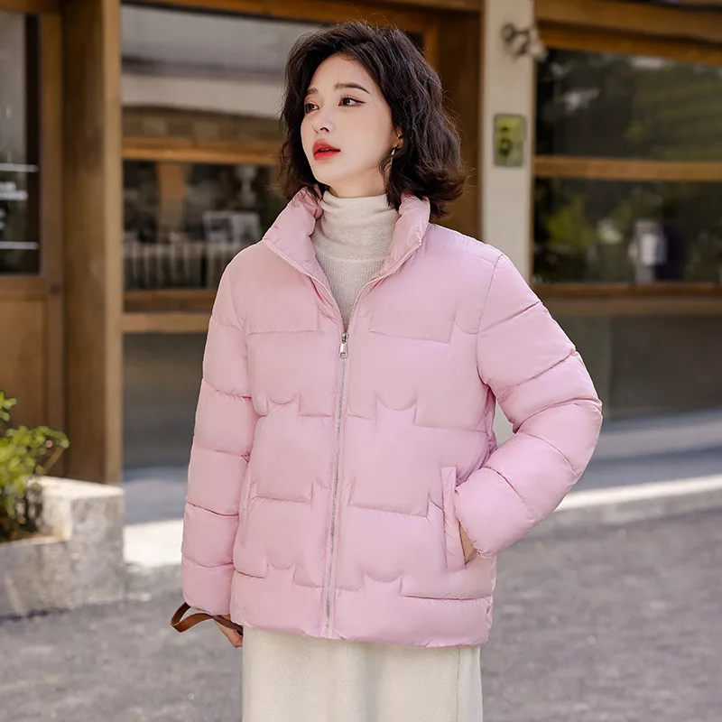 

Autumn Winter Women Cotton Coat Korean Loose Cotton Padded Jacket Female Short Warm Thicken Parkas Coat 2024 New Women Outwear