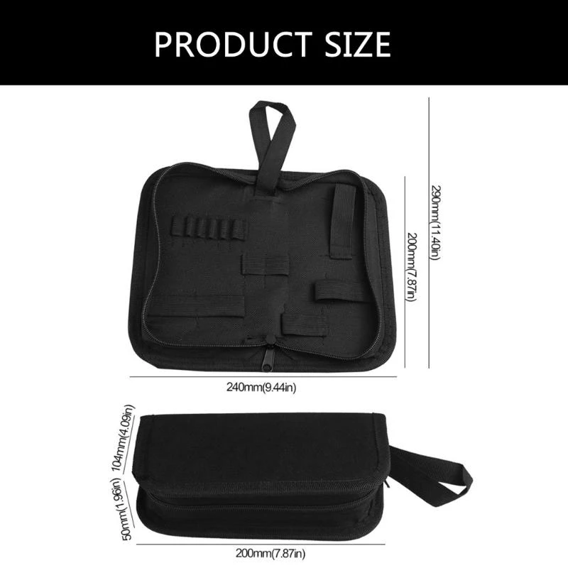 A2UD Oxford Bolsa herramientas portátiles Impermeables Impermeables Bolsa almacenamiento Multifunción Hardware Piezas