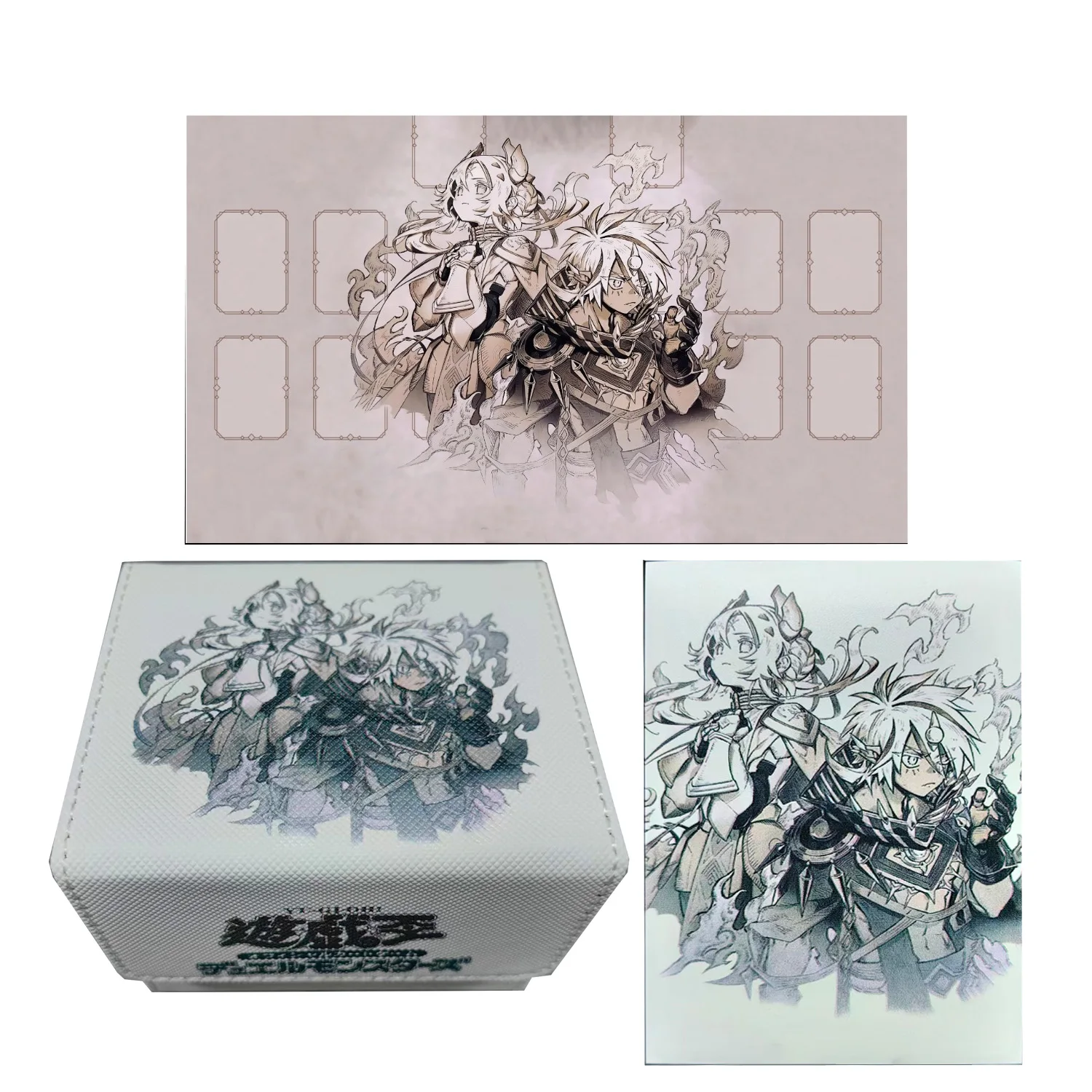 

Ю-Ги-Оо своими руками собственного производства! The Fallen The Virtuous рукава для карт Коробка для хранения карт Боевой коврик для карт Ygo Защитный чехол для карт Подарок