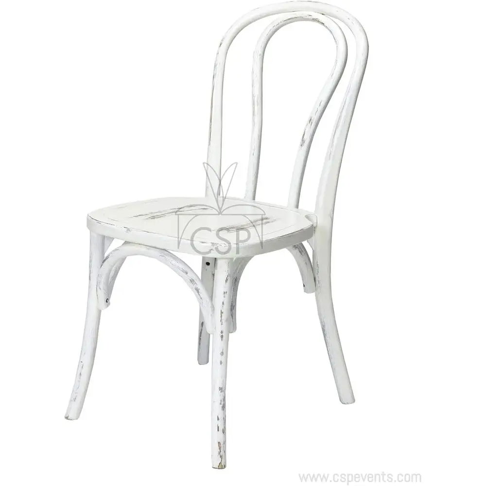 

Набор из 2 складных деревянных стульев белого цвета с эффектом состаривания