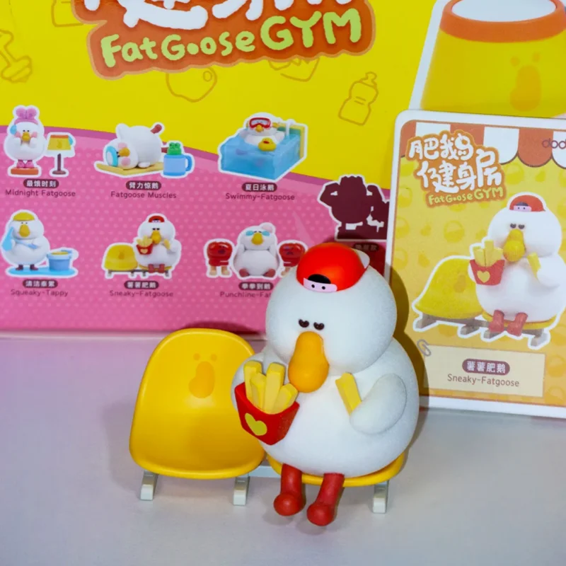 Echte Fatgoosegym Serie Blind Box Geburtstag Geschenk Exquisite Handgemachte Ornamente Hochwertige Kawaii Spielzeug Für Mädchen Und Kinder